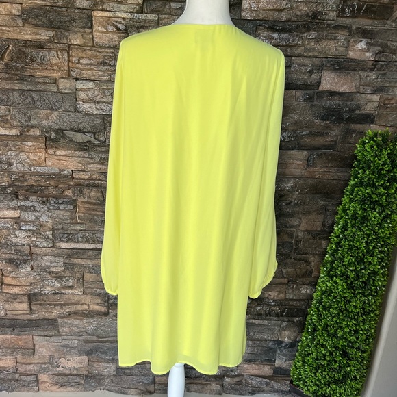 Worthington Bright Yellow Long Sleeve Dress - Picture 2 of 11